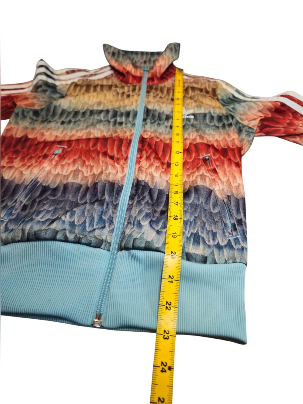 adidas x FARM Rio Menire Firebird Feather Track Jacket Multicolor XS - Picture 6 of 13